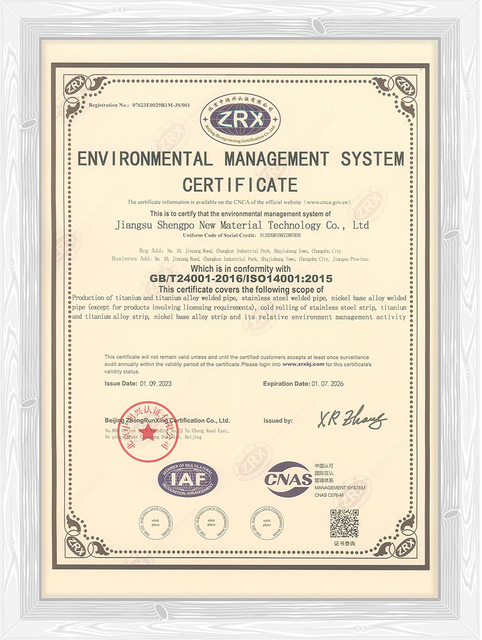 Certificado ISO14001